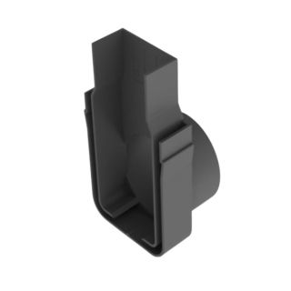 PLAQUE D'ABOUT POUR CANIVEAU ACO SLIMLINE AVEC SORTIE DIAM.50MM